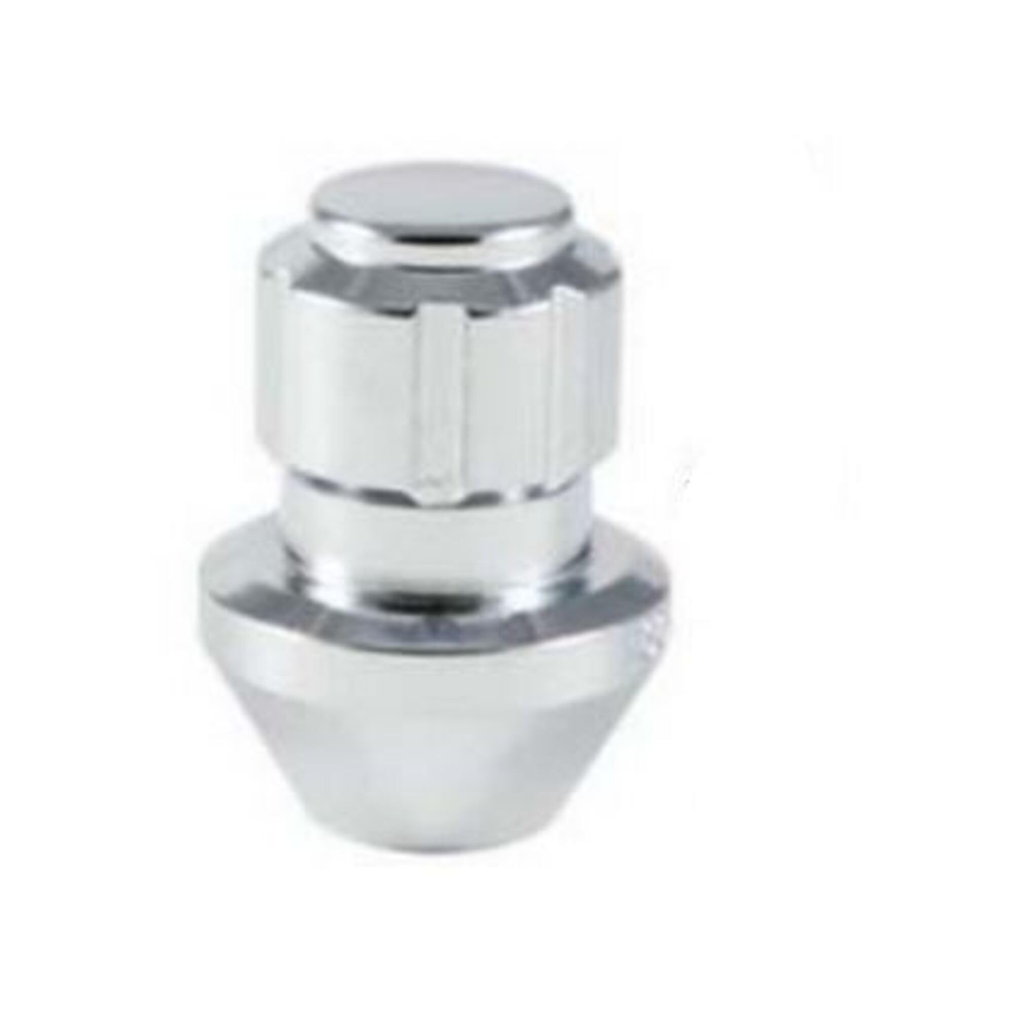 Chrome Gorilla Automotive Factory Style Wheel Lock Set (14mm x 1.50 Thread Size, 4-Pack)