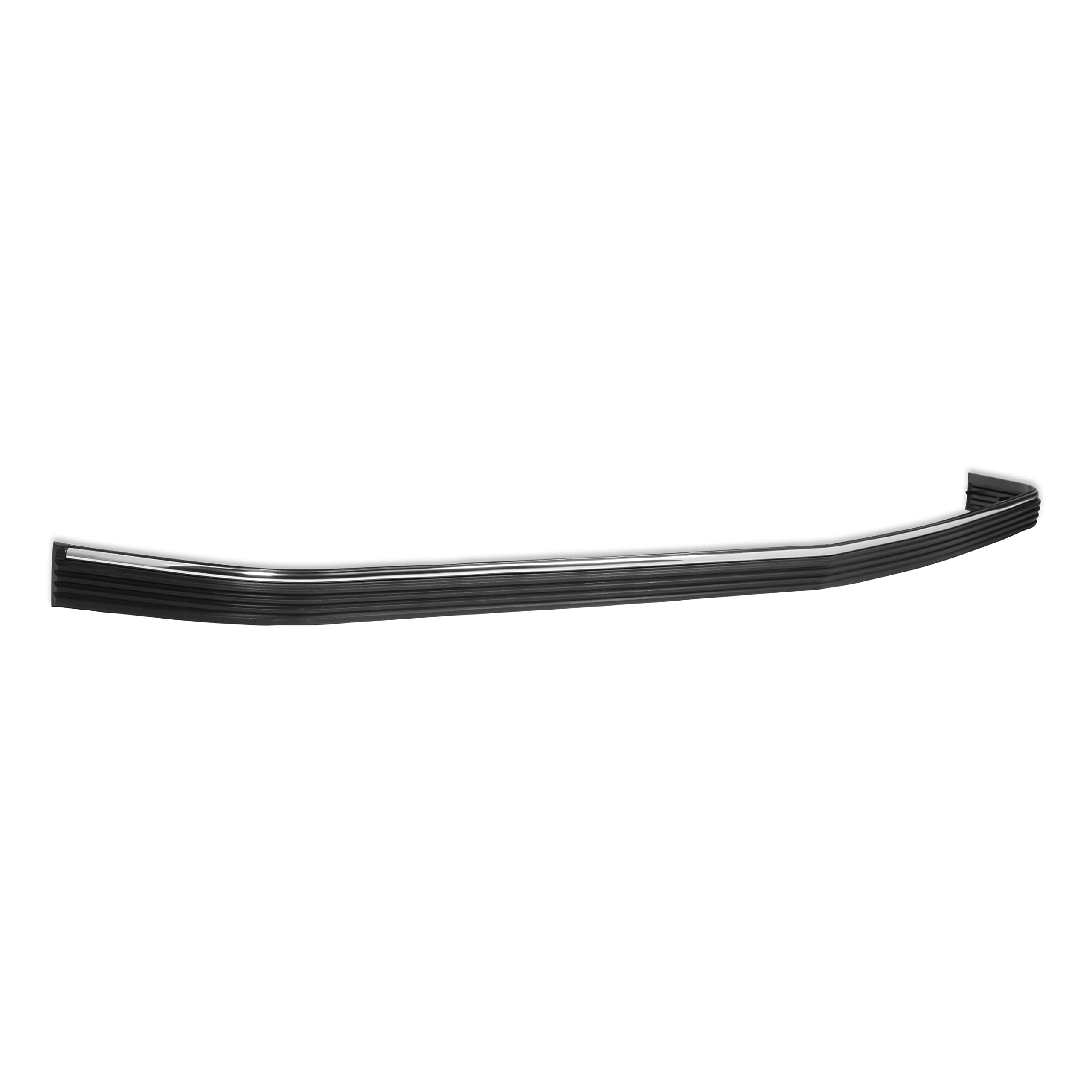 Holley 04-454 Classic Trucks GMT400 Front Bumper Impact Strip - Black/Chrome