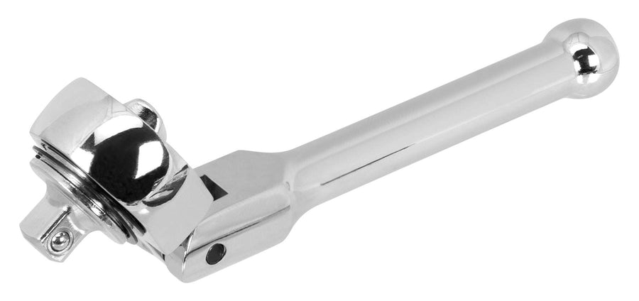 W36114 Performance Tool 4 1/2-Inch Quick Release Ratchet with 43 Gear Teeth, Chrome Vanadium Steel Construction and Polished Nickel Finish