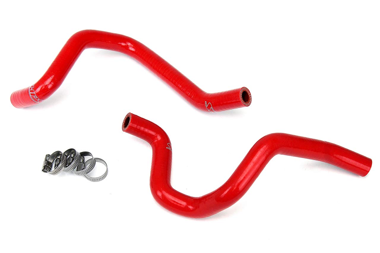 3-ply HPS Red Reinforced Silicone Heater Coolant Hose Kit 57-1804-RED