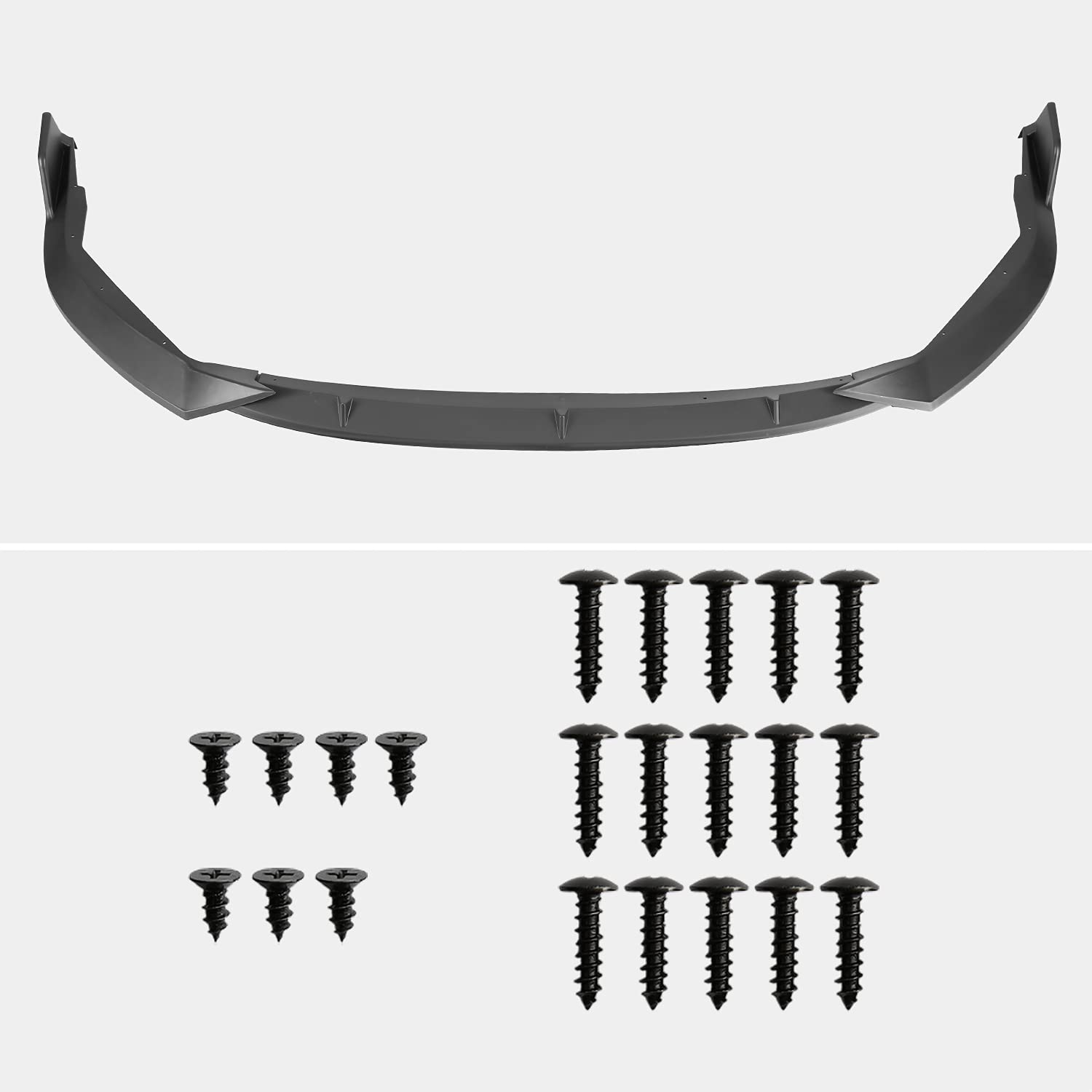 Matte Black Spec-D Tuning Front Bumper Lip Body Kit Spoiler Splitter Compatible with 2019-2022 Toyota Corolla