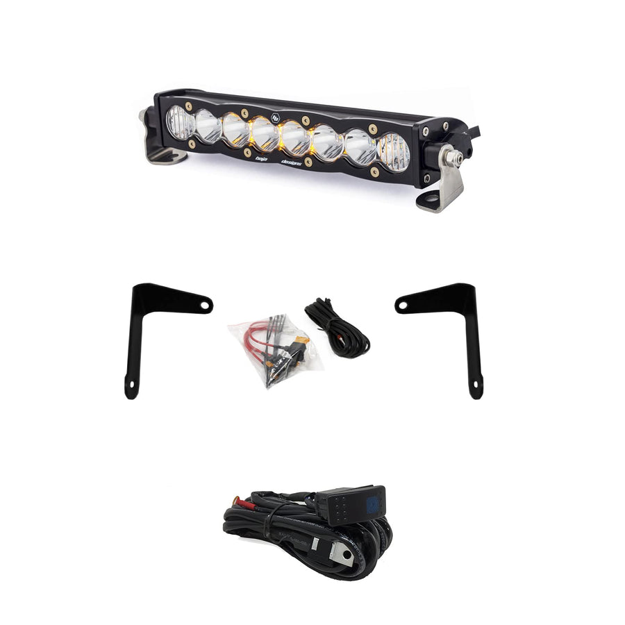 10 Inch Baja Designs LED Light Bar Shock Mount Kit - Compatible with Can-Am X3 S8 (447037)