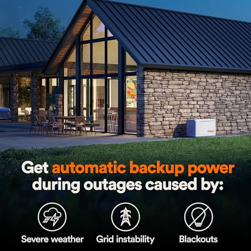 PowerPact Generac Air-Cooled Home Standby Generator - 7.5 kW (LP)/6 kW (NG), Steel Enclosure, Model Number 6998