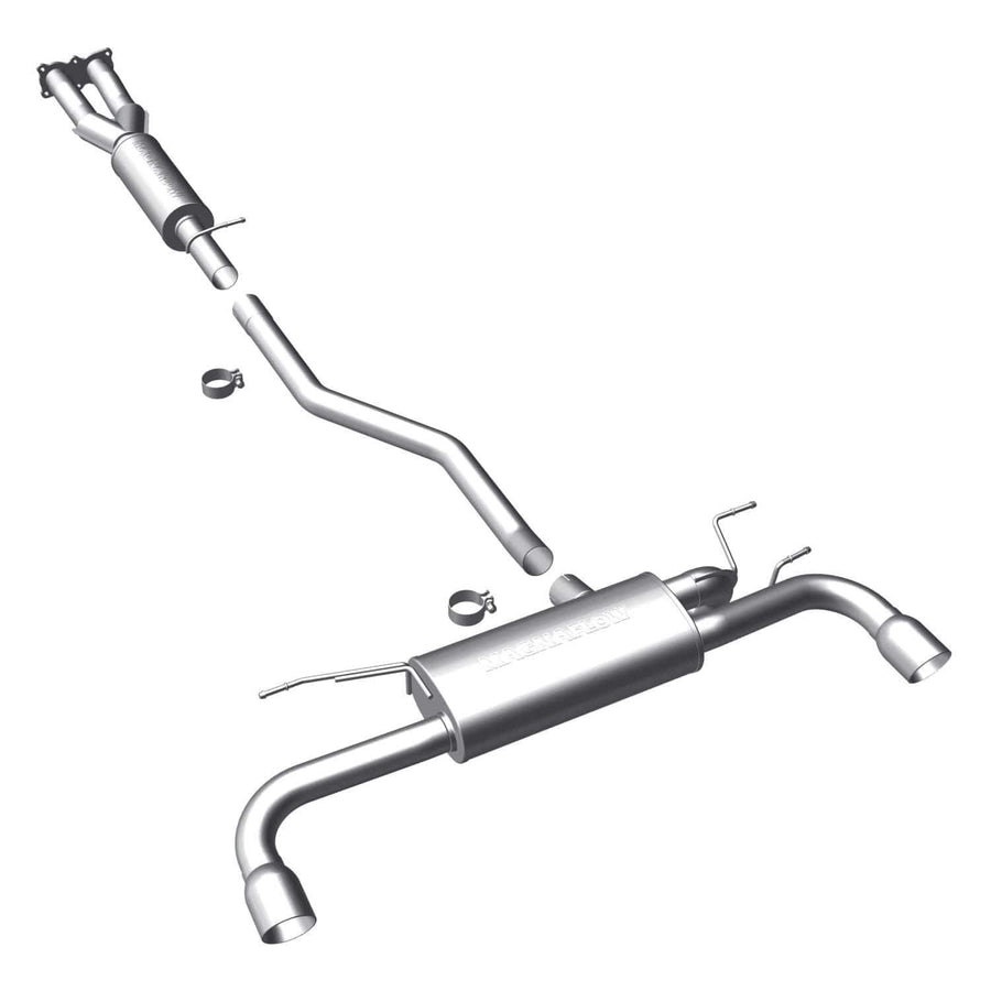 Large MagnaFlow Stainless Steel Performance Exhaust System Kit 15576