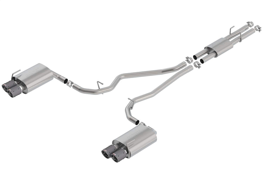 Cat-Back BORLA Performance Exhaust System for 2020-2023 Ford Explorer ST/Explorer Platinum/Lincoln Aviator 3.0L V6 EcoBoost Automatic Transmission All Wheel Drive