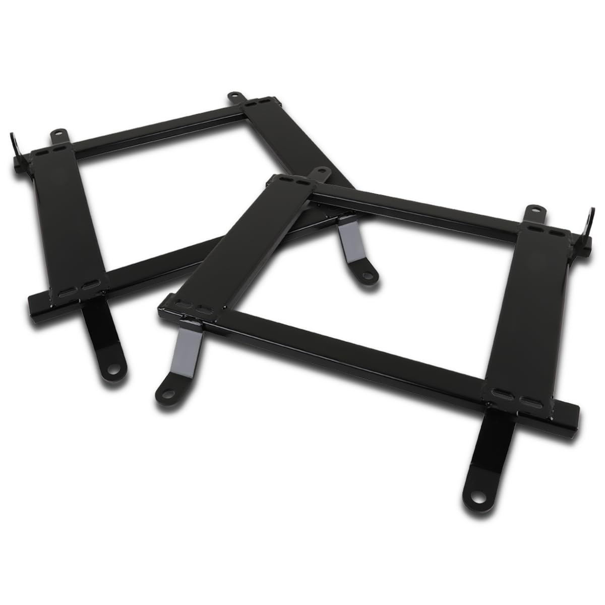 Seat Steel Spec-D Tuning Mounting Brackets Rail Track Pair Compatible with 1997-2004 Chevy Corvette C5 Racing