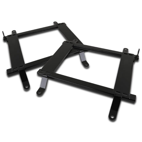 Seat Steel Spec-D Tuning Mounting Brackets Rail Track Pair Compatible with 1997-2004 Chevy Corvette C5 Racing