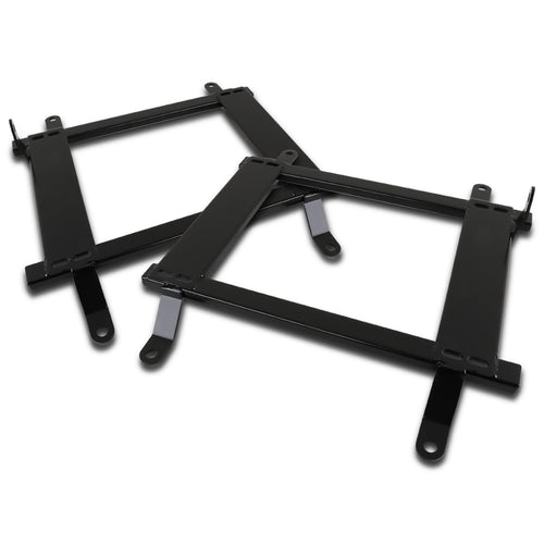 Seat Steel Spec-D Tuning Mounting Brackets Rail Track Pair Compatible with 1997-2004 Chevy Corvette C5 Racing