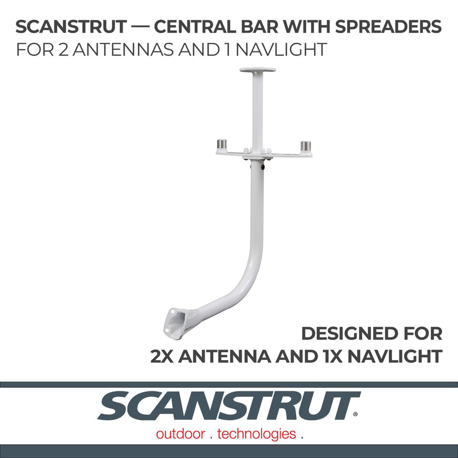 Central Bar Scanstrut APT-LB-GPS2-01 for 2 x Antenna and 1 x Navlight