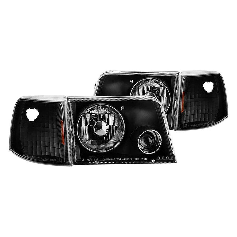 Ford Ranger Xtune PRO-JH-FR93-SET-BK Projector Headlight