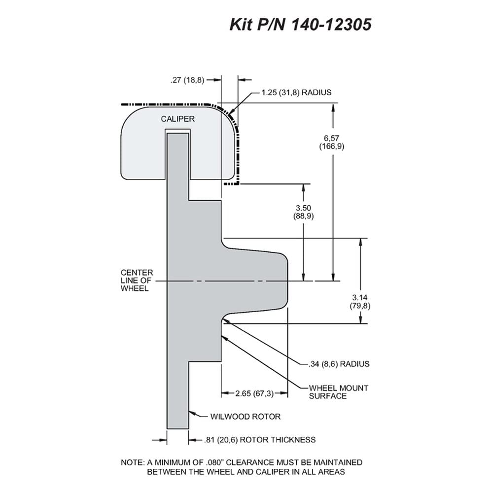 Red FDLI Front Kit,11.00"