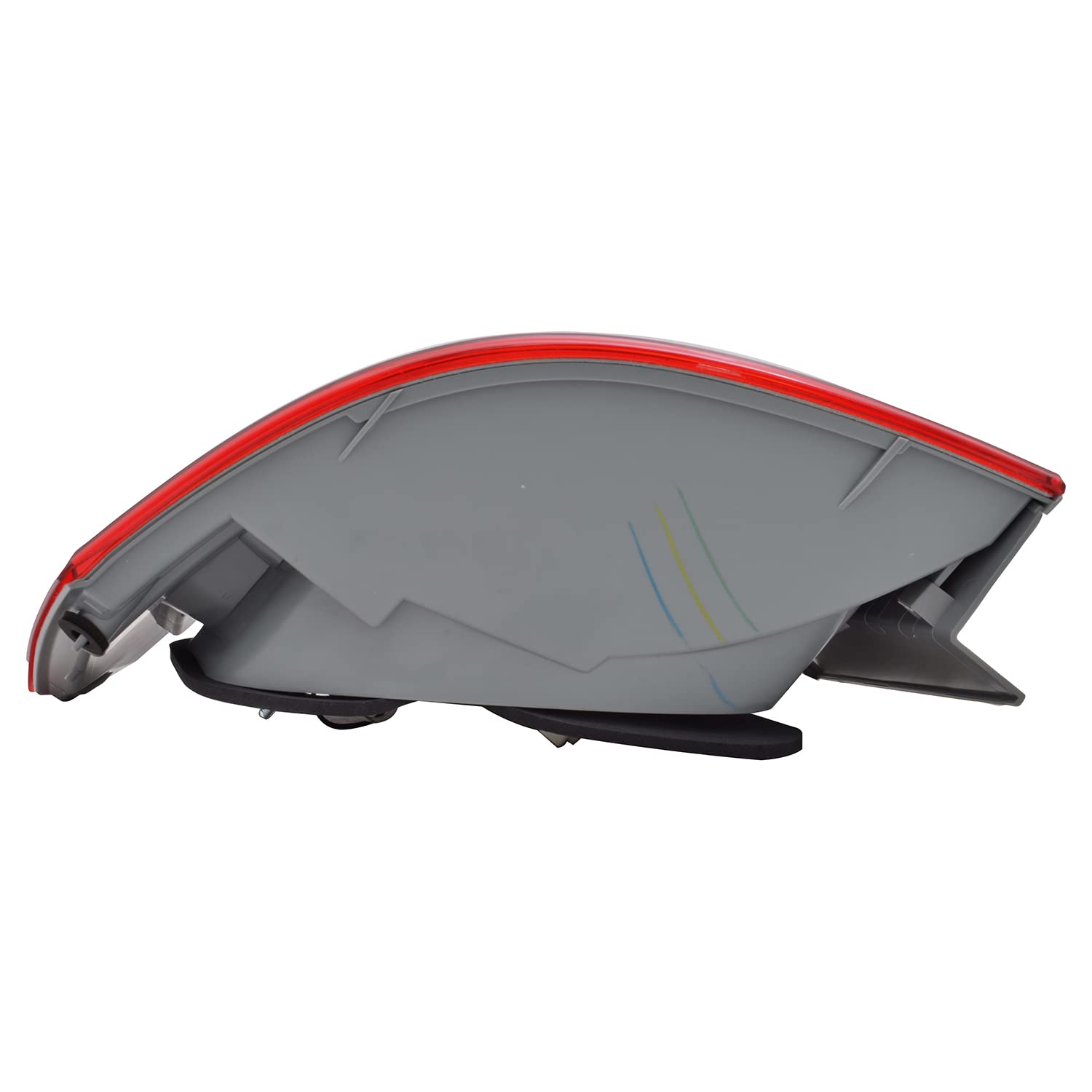 Left TYC Tail Light Assembly Compatible with 2008-2010 Hyundai Santa Fe