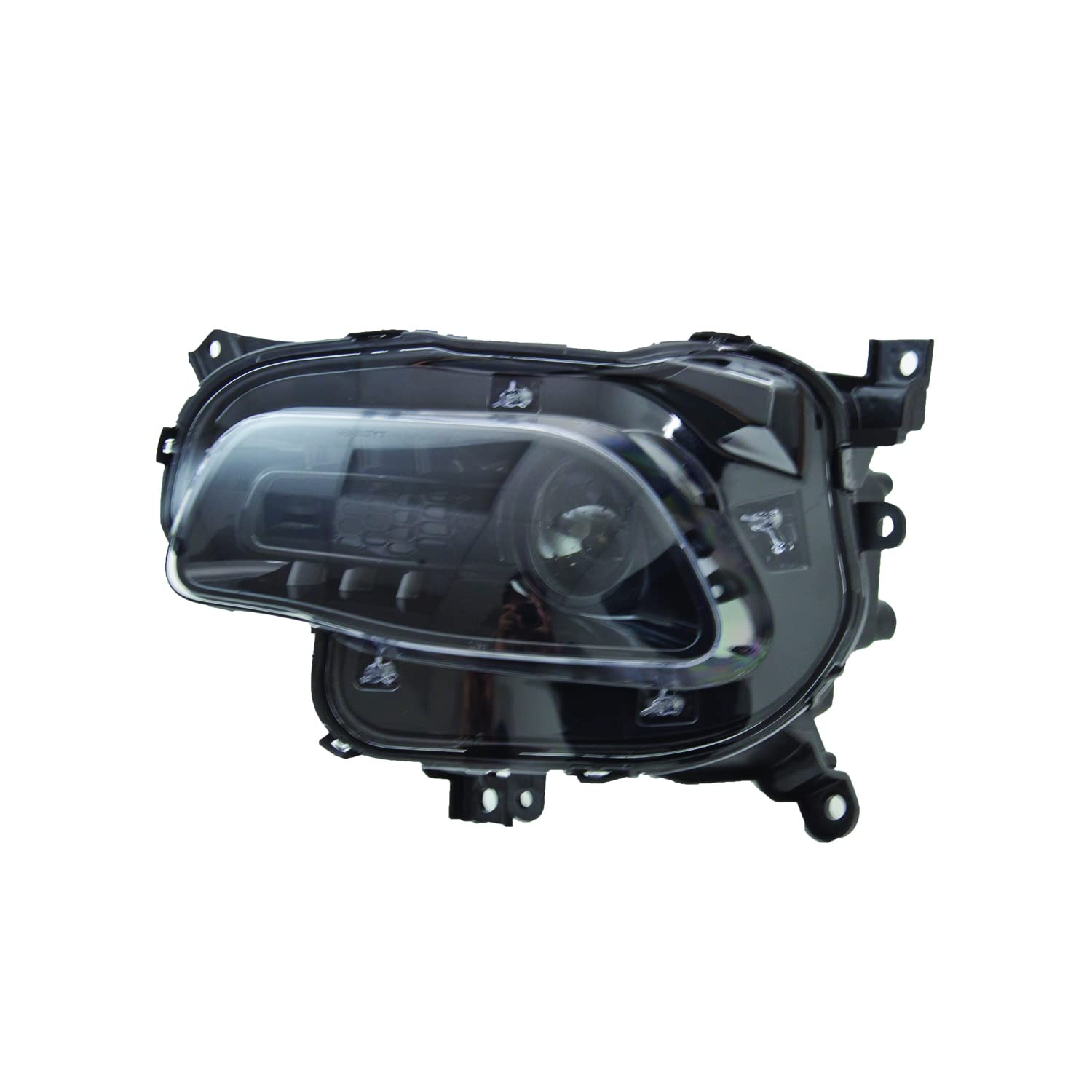 Left TYC Headlight Assembly Compatible with 2014-2015 Jeep Cherokee
