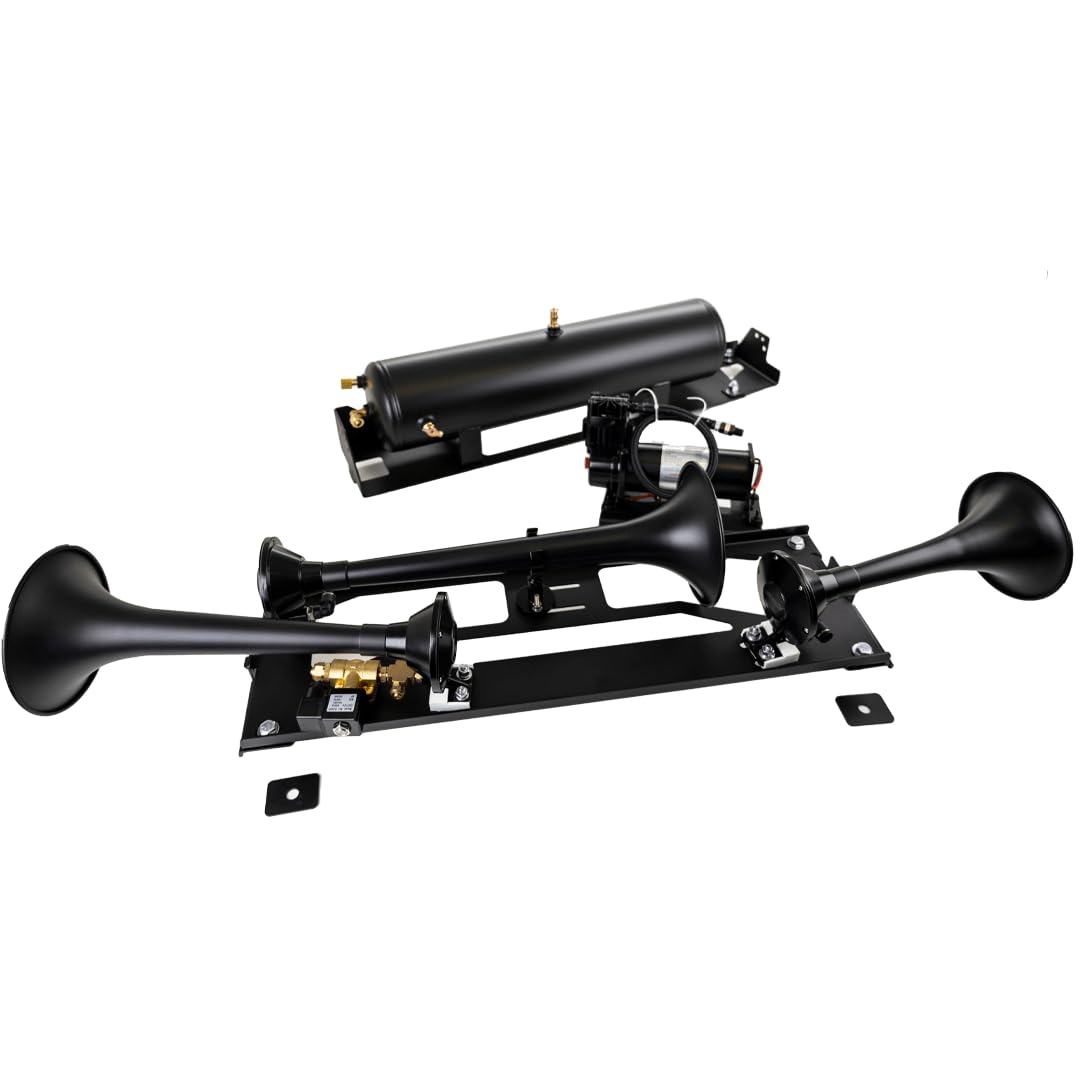 TRAIN HORN AND ONBOARD AIR SYSTEMS DIRECT FIT FOR 2023-2024 FORD SUPER DUTY F-250 / F-350 / F-450 - Bad Ass - Model 230 Train Horn and Onboard Air System