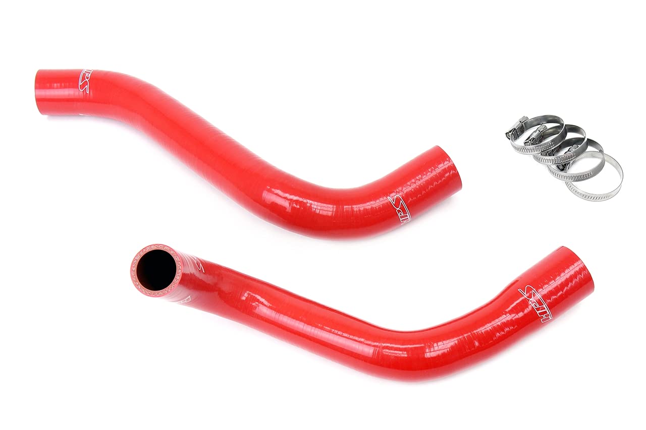 Red HPS 3-ply Reinforced Silicone Radiator Coolant Hose Kit 57-1819-RED
