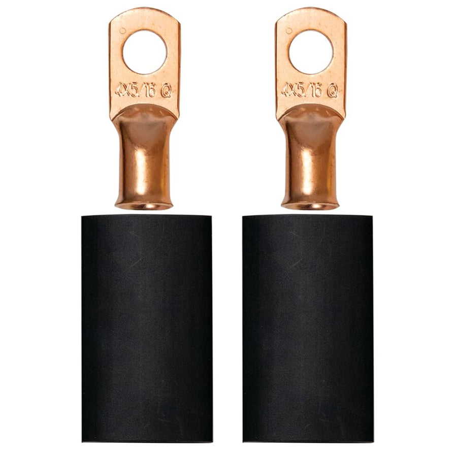 Battery Cable Terminal Kit Moroso 74166 for Crimp/Solder, 4 Ga Wire, 5/16 Diameter Stud, Pack of 2