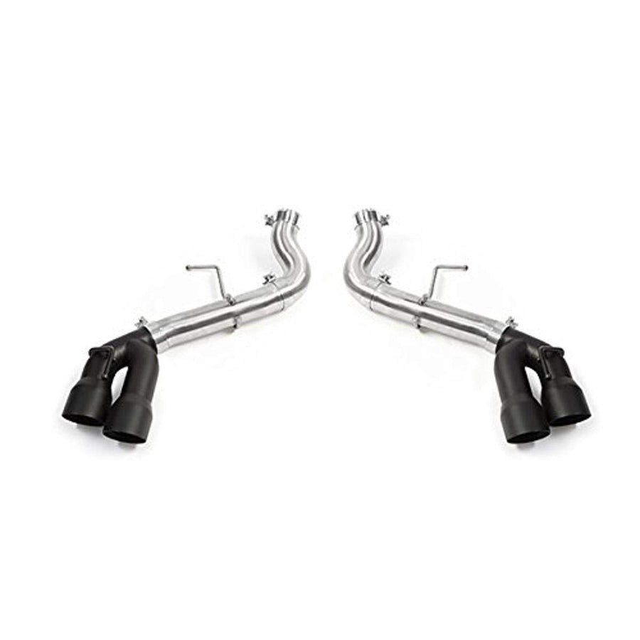 Mishimoto Quad Tip Race Axleback Exhaust MMEXH-CAM8-16AQTRBK Fits Chevrolet Camaro SS 2016+ Black