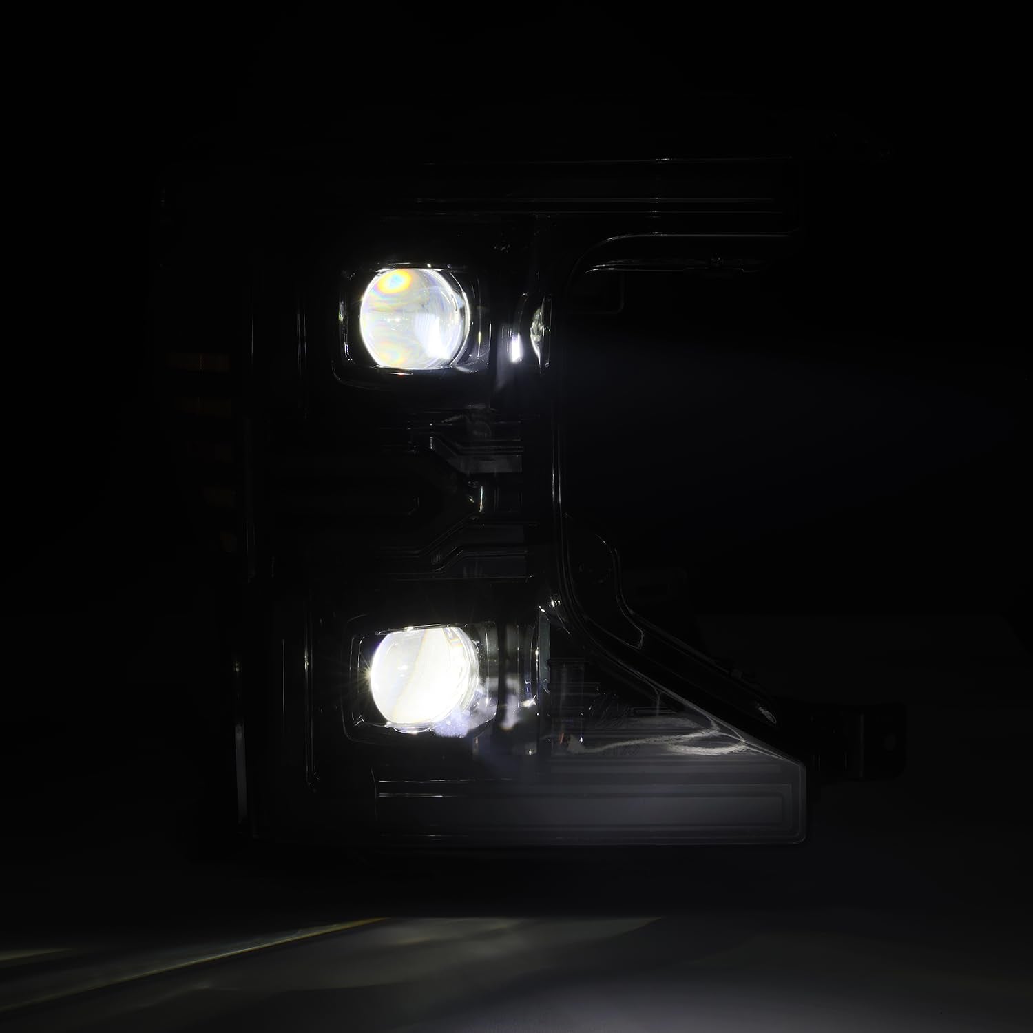 AlphaRex LUXX-Series Projector Headlights for 20-22 Super Duty LED Alpha-Black