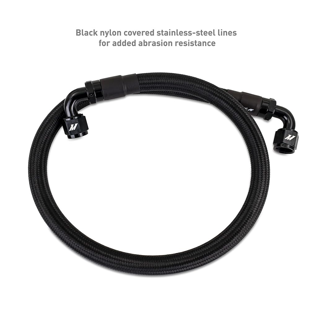 Mishimoto Oil Cooler, Black Cooler Compatible with Subaru BRZ/Toyota GR86 2022+, Thermostatic