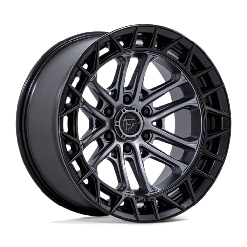 FC874 CELSIUS FUEL OFF-ROAD 17X9, 6X135, 4.53, -12mm MATTE GUNMETAL W/ MATTE BLACK LIP - FC874AB17906312N
