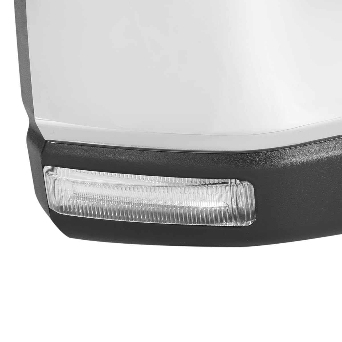 Spec-D Tuning Power Chrome + Heated + LED Turn Signal Right Passenger Side Mirror Compatible with 2015-2020 Ford F150 F-150