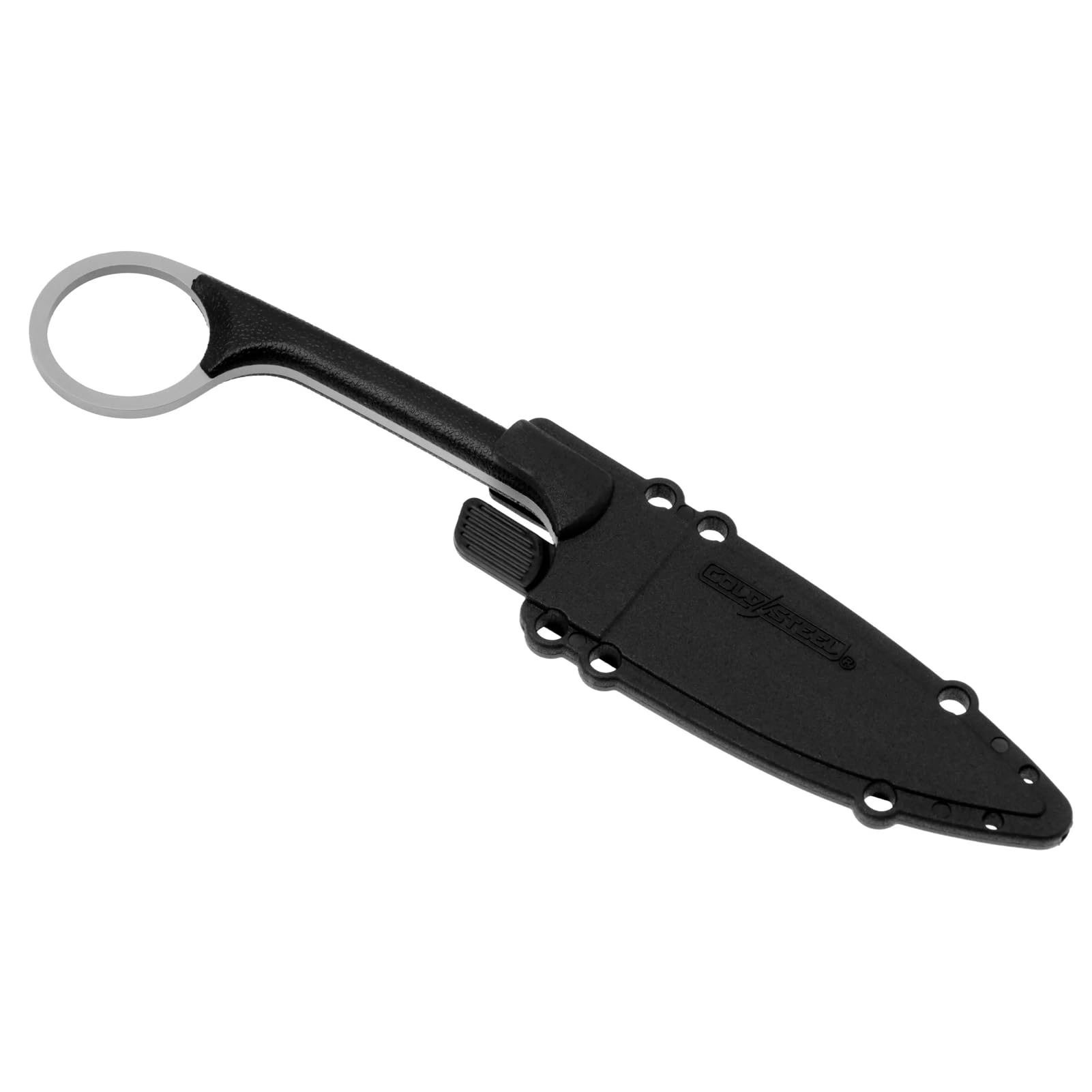 Cold Steel 3.5" Bird & Game Lightweight Durable Japanese AUS8A Stainless Steel Fixed Blade Drop Point Outdoor Hunting Neck Knife, Resistant Secure-Ex Sheath