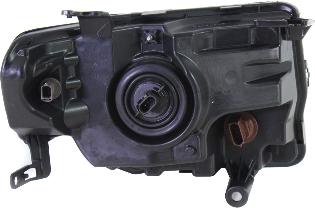 Headlight Assembly, Halogen, Dark Interior for 2009-2012 Ford Escape XLT Model, Go-Parts Left (Driver), Sports Appearance Package, Starts from 12-2-08, Replacement 2009 2010 2011