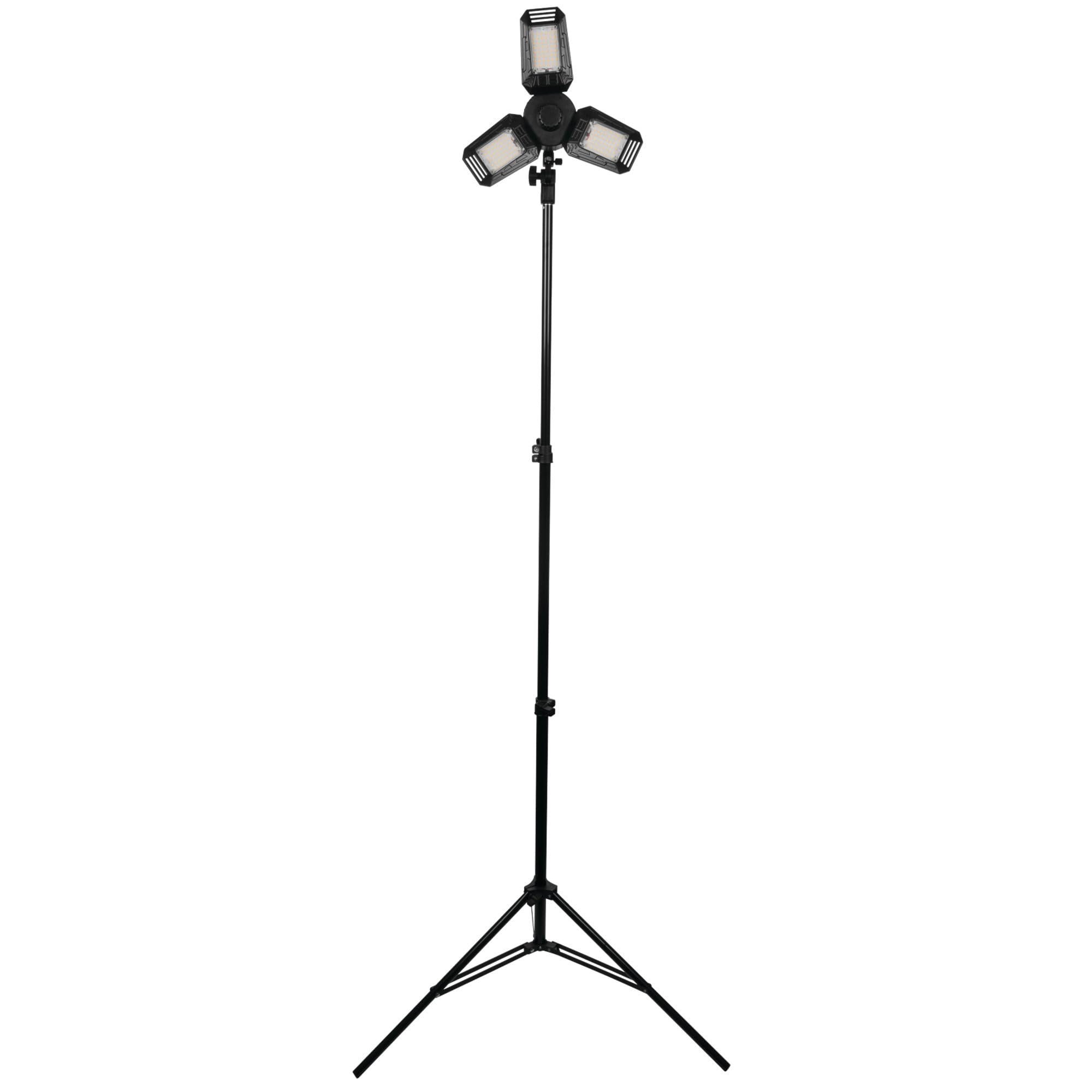Complete Performance Tool W2286 Work Light System with Telescoping Tripod - Produces 6500+ Lumens, Energy Efficient, Adjustable Height, and Dimmable
