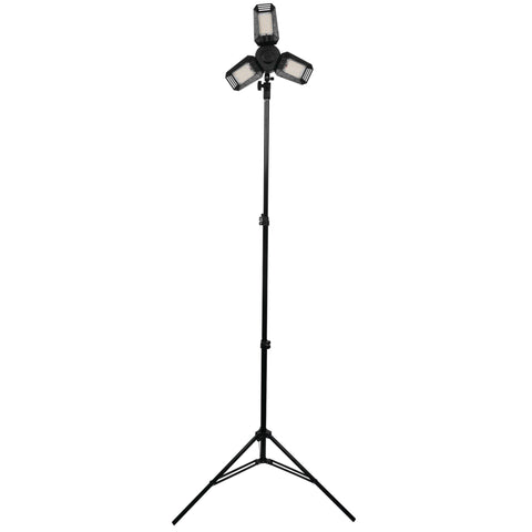 Complete Performance Tool W2286 Work Light System with Telescoping Tripod - Produces 6500+ Lumens, Energy Efficient, Adjustable Height, and Dimmable