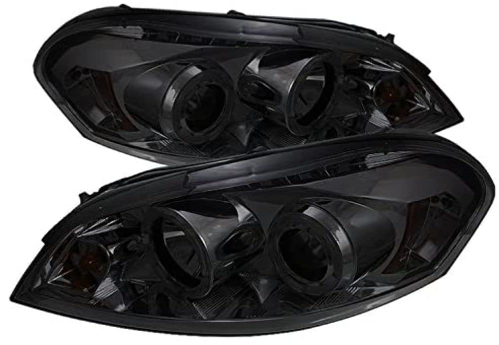 Auto Spyder 5031723 LED Halo Projector Headlights Chrome/Smoked