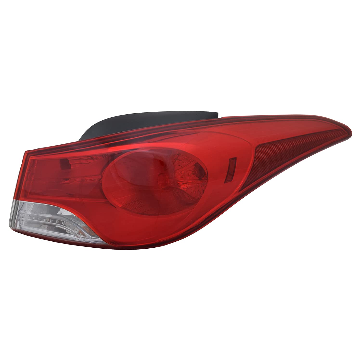 Right TYC Tail Light Assembly Compatible with 2011-2013 Hyundai Elantra