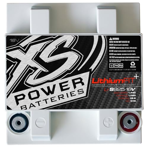 XS Power Li-S925-16 16V Lithium Vehicle Battery Li1615 15A IntelliCHARGER combo