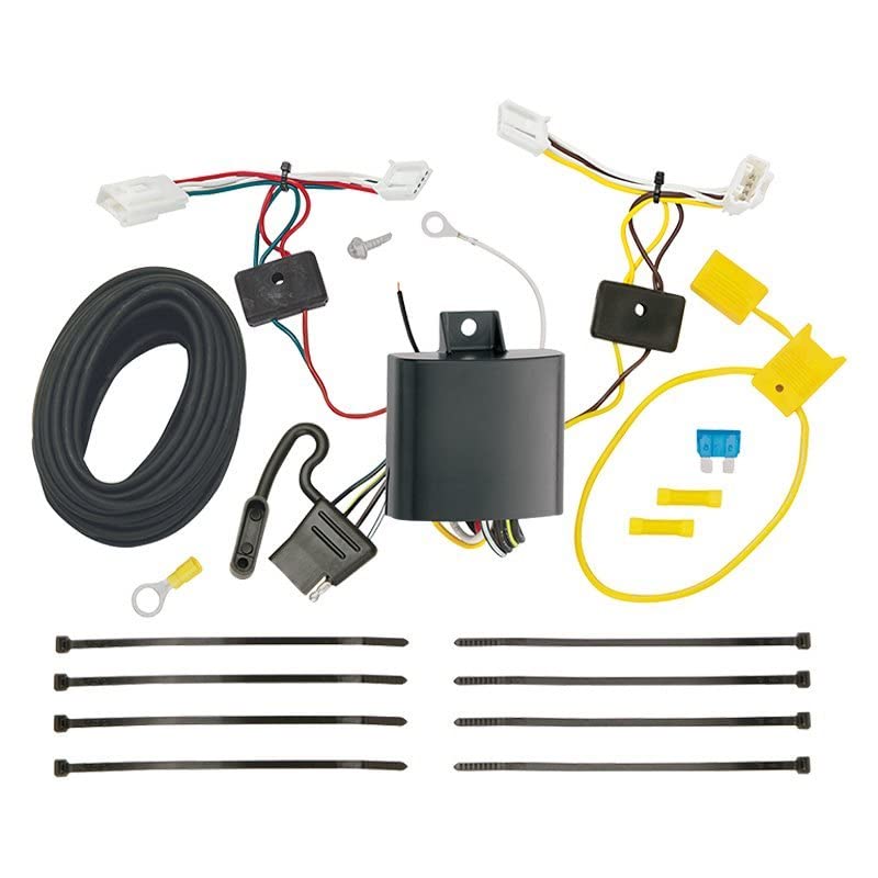 Tekonsha T-One® Harness T-Connector, 4-Way Flat, Compatible with Select Scion iM : Toyota Corolla, Corolla iM