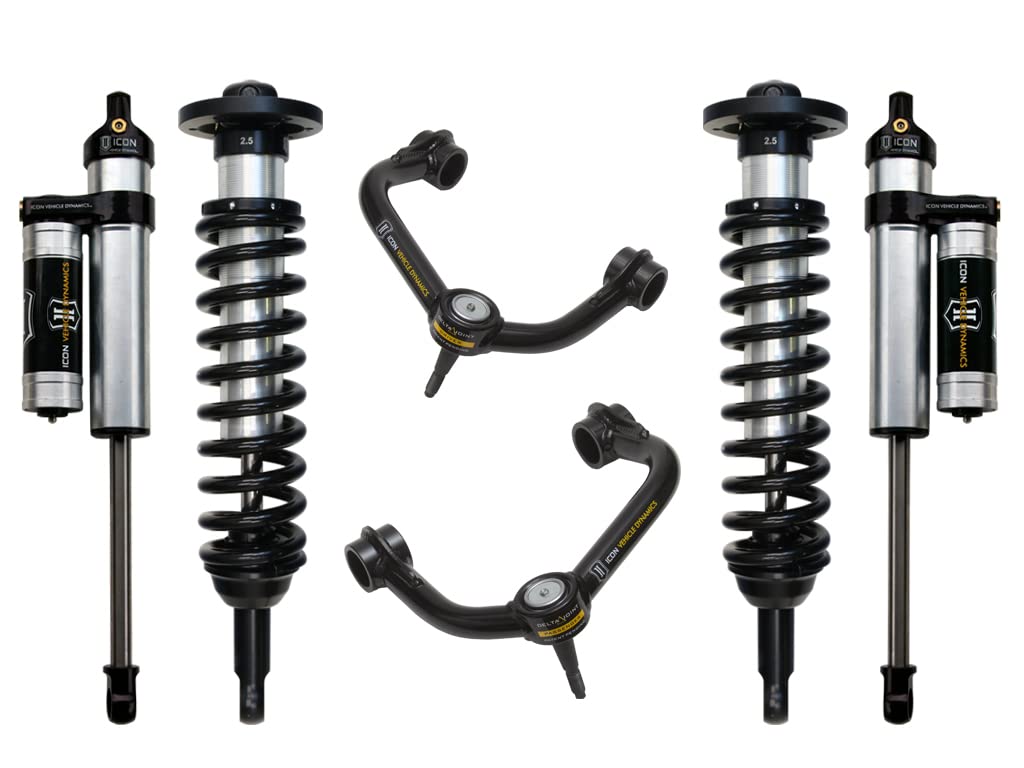 ICON, Stage 3 Suspension System, 0-2.63" Lift, Tubular UCA, Compatible with 2009-13 Ford F150 4WD, K93003T