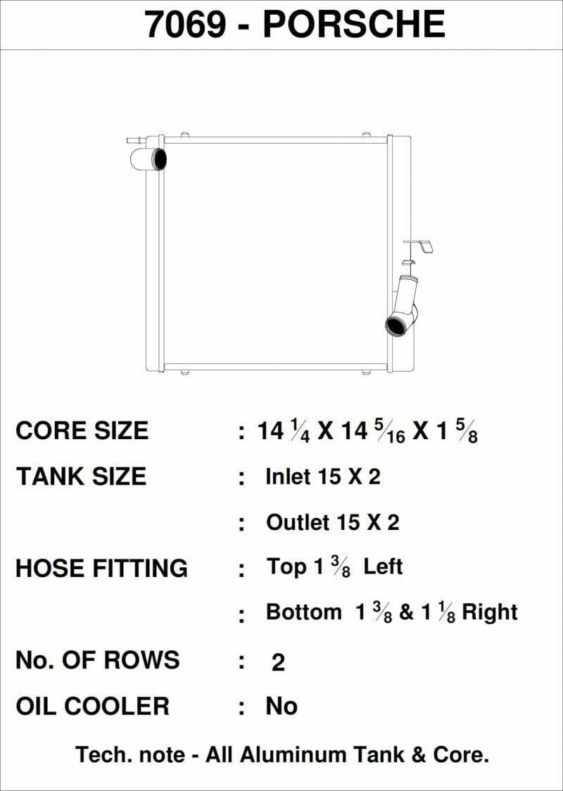 7069 CSF Radiator