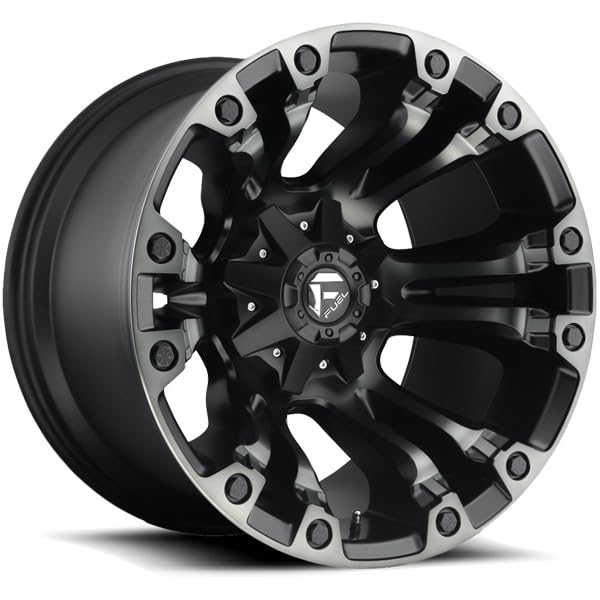 D851 VAPOR FUEL OFF-ROAD 20X10, 5X4.5/5.0, 4.79, -18mm MATTE BLACK GRAY TINT - D85120002647A