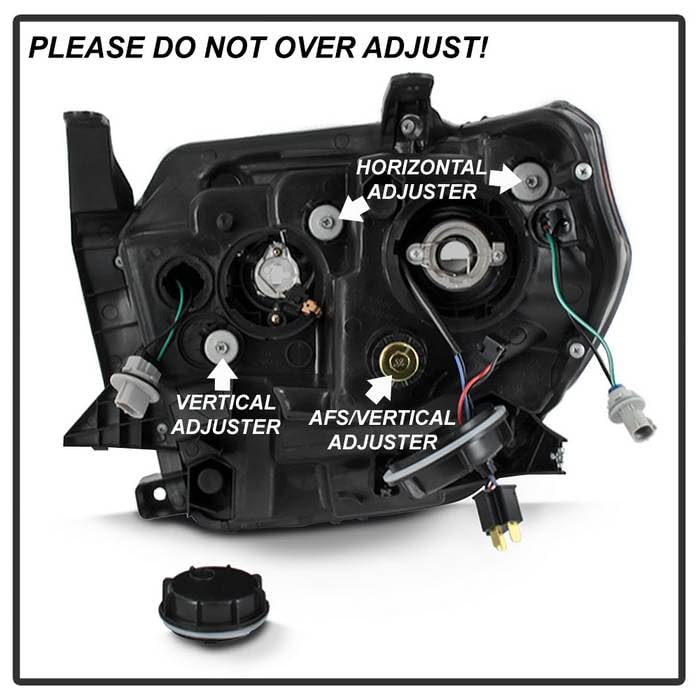 Akkon - Projector Headlights (PRO-JH-TTU14-LB-BSM) Xtune