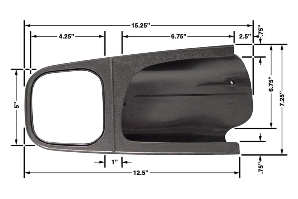 Ford CIPA 11500 Custom Pair Towing Mirrors