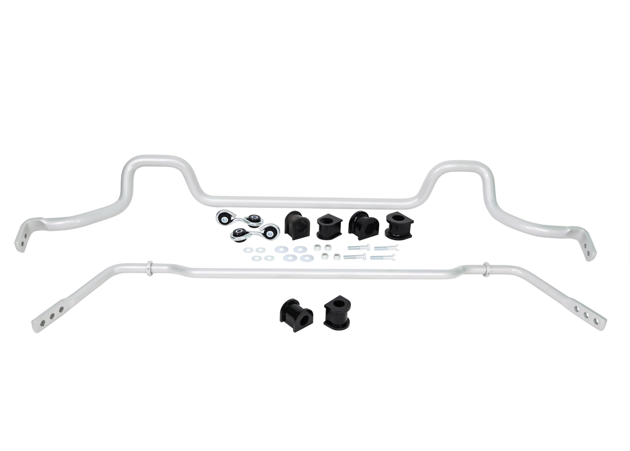 Whiteline Front (30mm) and Rear (20mm) Swaybar Kit; fits Kia Stinger 18-19 BKK001