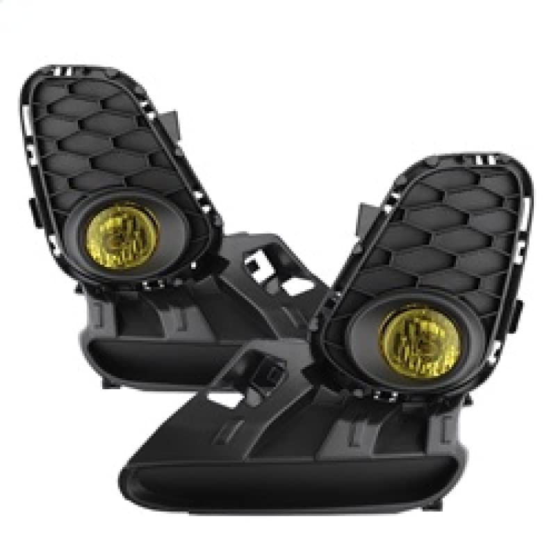 Auto Spyder 5076137 Fog Lights Black/Yellow