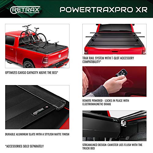 Retrax PowertraxPRO XR RealTruck Retractable Truck Bed Tonneau Cover | T-90311 | Fits 2004 - 2008 Ford F-150 Super Crew & Super Cab 5' 6" Bed (66")