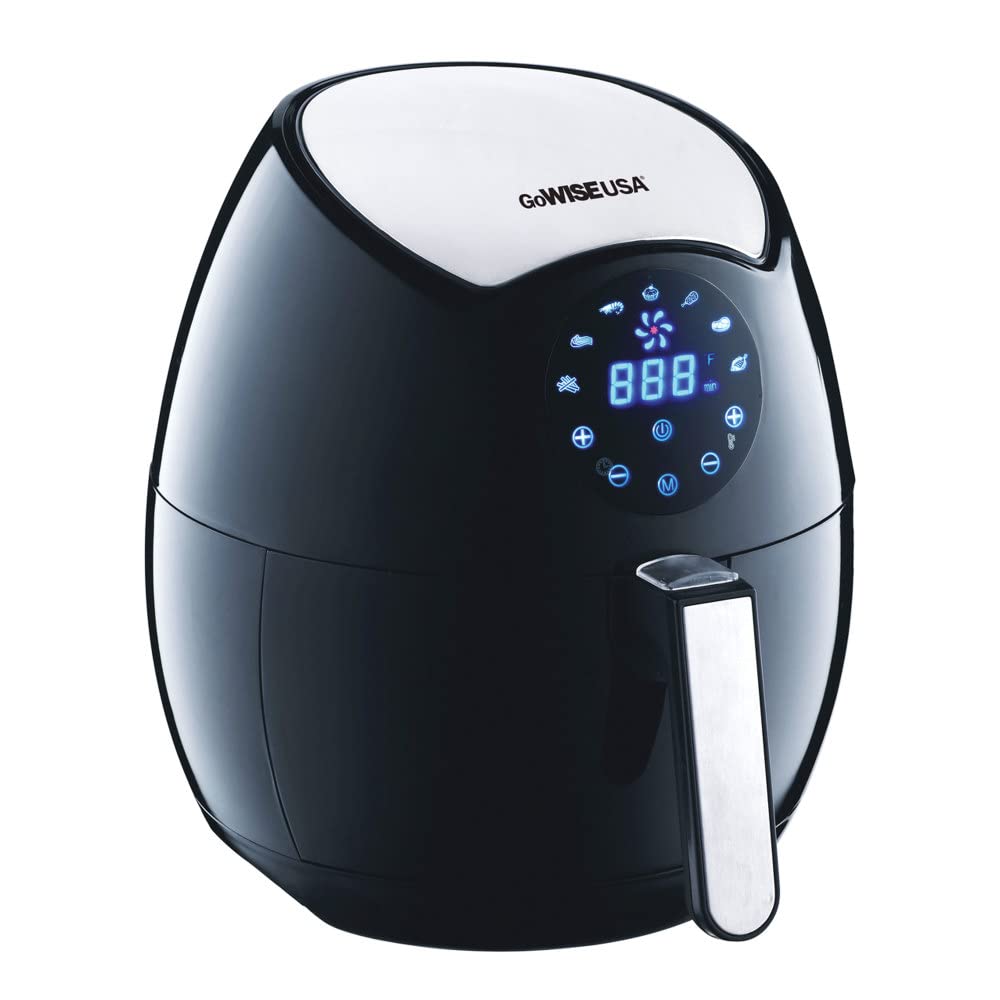 Ming's Mark GoWISE USA GW22621 Electric Air Fryer, 3.7 QT, Black
