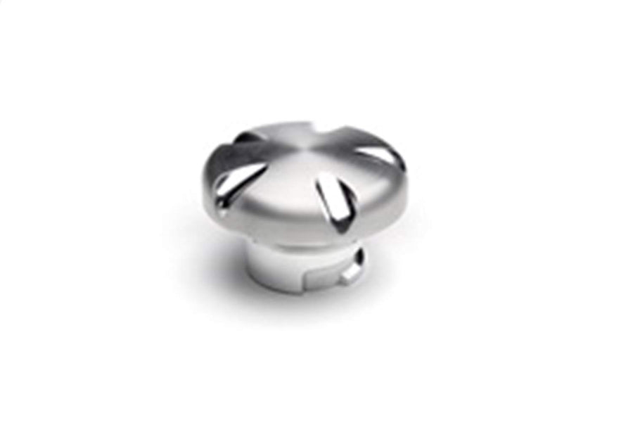 LS Engine Oil Cap Clayton Machine Works LSO-01; Grooved; Billet Aluminum; Brushed Finish;