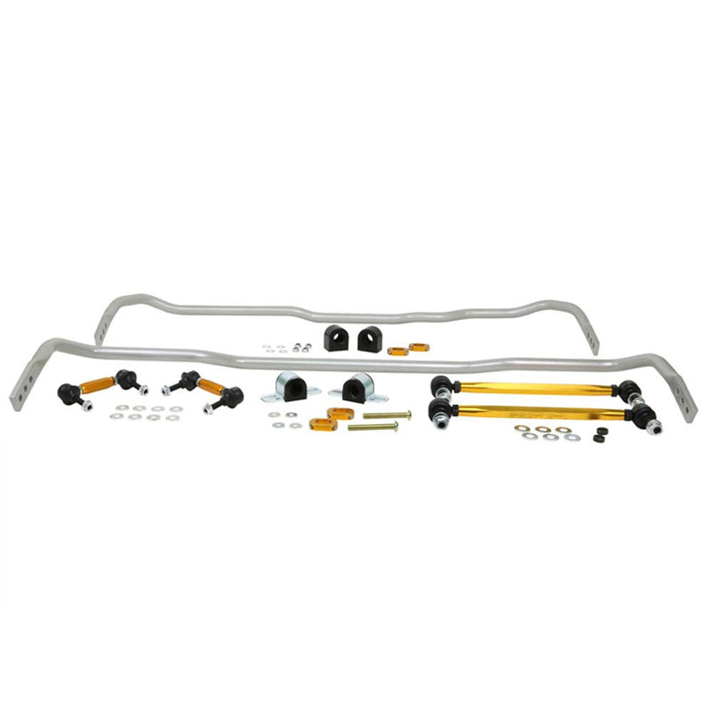 BWK002 Whiteline Sway bar, bushings, Black