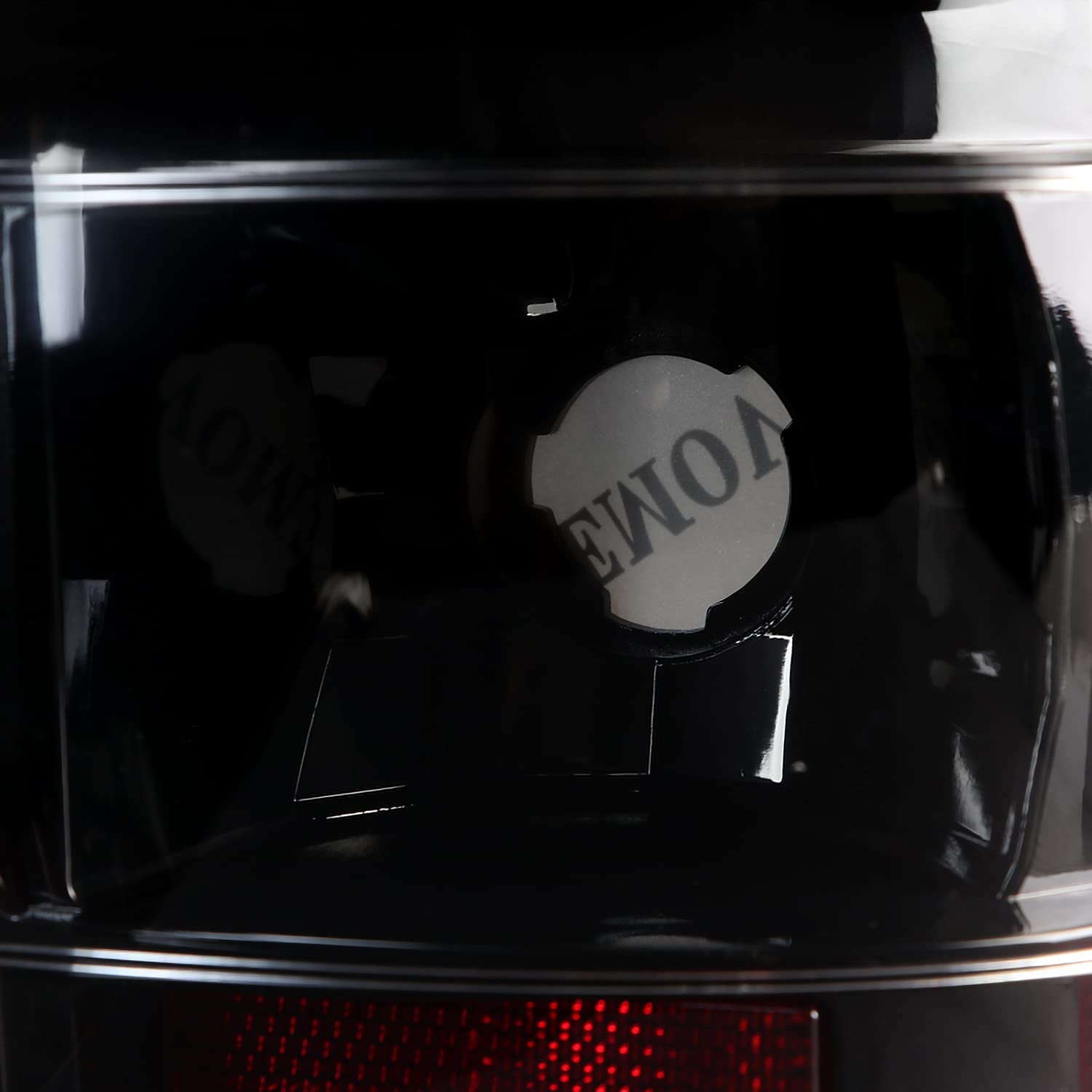 Jet Black LED Bar Tail Lights SPEC-D TUNING Compatible with 1999-2002 Chevy Silverado GMC Sierra 1500/2500/3500 Models, Left + Right Pair Assembly