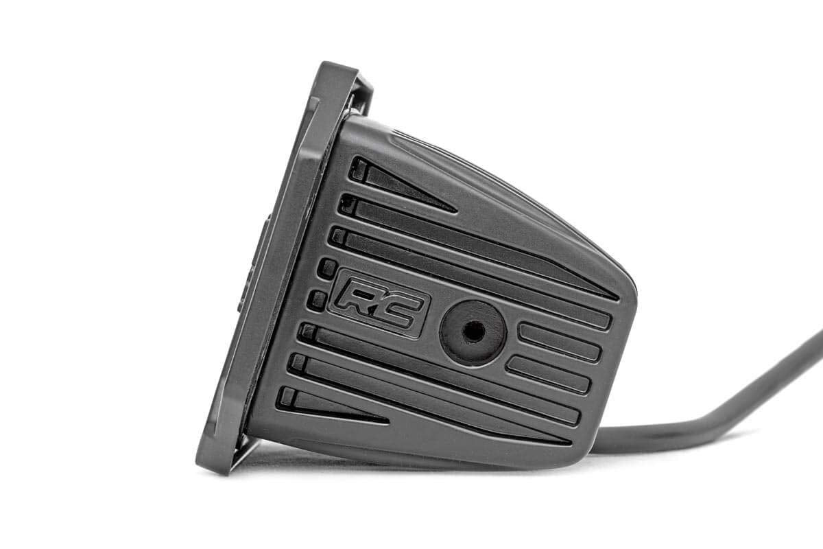 Black Series Rough Country 2" Square LED Cube Lights | Amber DRL - 70903BLKDRLA