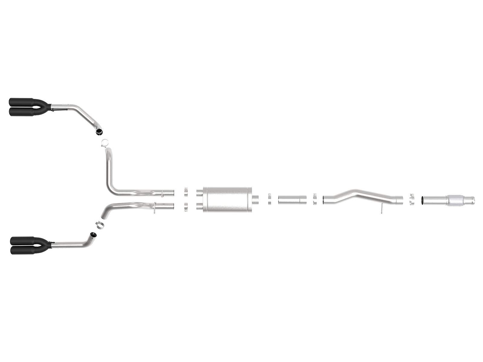 Vulcan Series aFe Power 49-34102-B Cat-Back Exhaust System