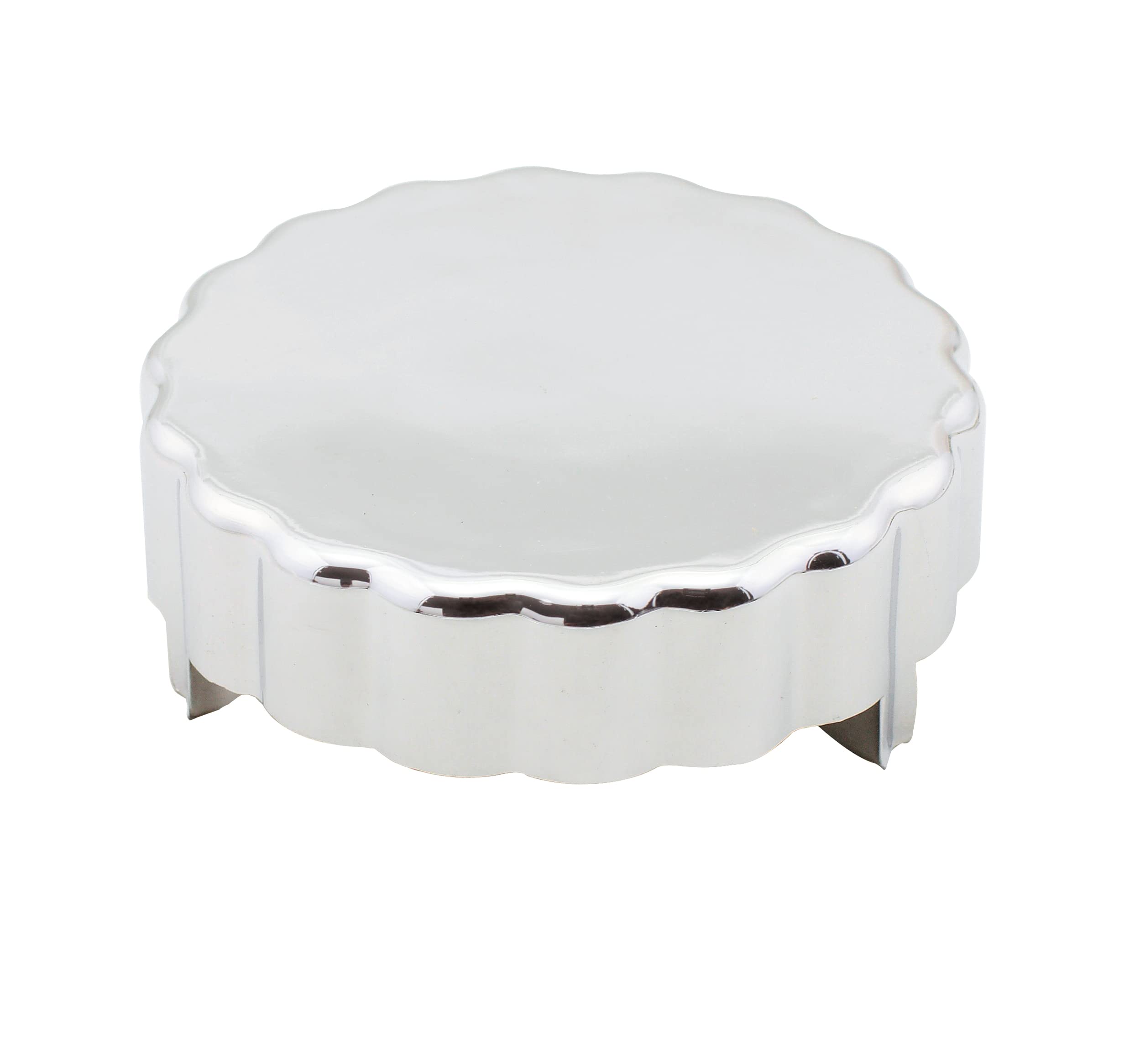 Chrome Mr. Gasket Power Steering Cap Cover 9776