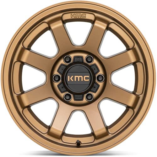 KMC Wheels Trail KM723 Matte Bronze Wheel with Aluminum (17 x 8.5 inches /6 x 120 mm, 0 mm Offset)