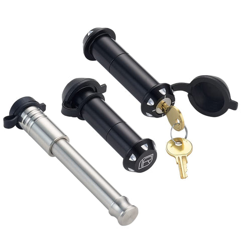 Security InfiniteRule 61620 | 3 Pack Mixed, Keyed Alike, Hook Locks for Monster Hook Swivel Hook and Hammerhead Hook - Includes Lock for 2.5" Receiver